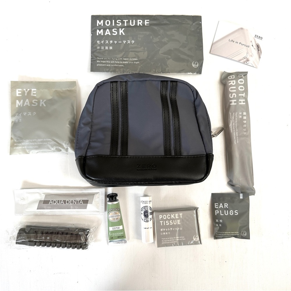 New Zero Halliburton soft bag from Japan Airlines JAL First Class …